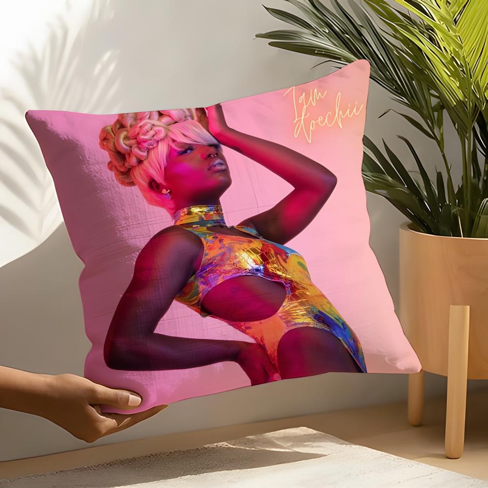 Hot DdoechiiES Album Pillow Case Home Living Room Decoration Linen Pillow Cases Cushion Cover