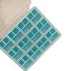Compartment 36 Grids Nail Art Storage Box Transparent Jewelry Storage Box  for Nail Accessories