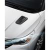 2PCS Universal Car Tuning Hood Carbon Fiber Air Flow Intake Decoration Hood Scoop Bonnet Vent Cover Stickers Decoration Styling