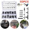 Car Hose Connector Assortment Reducer Set Plastic Straight T Piece Connectors For Cooling Systems Fuel Systems