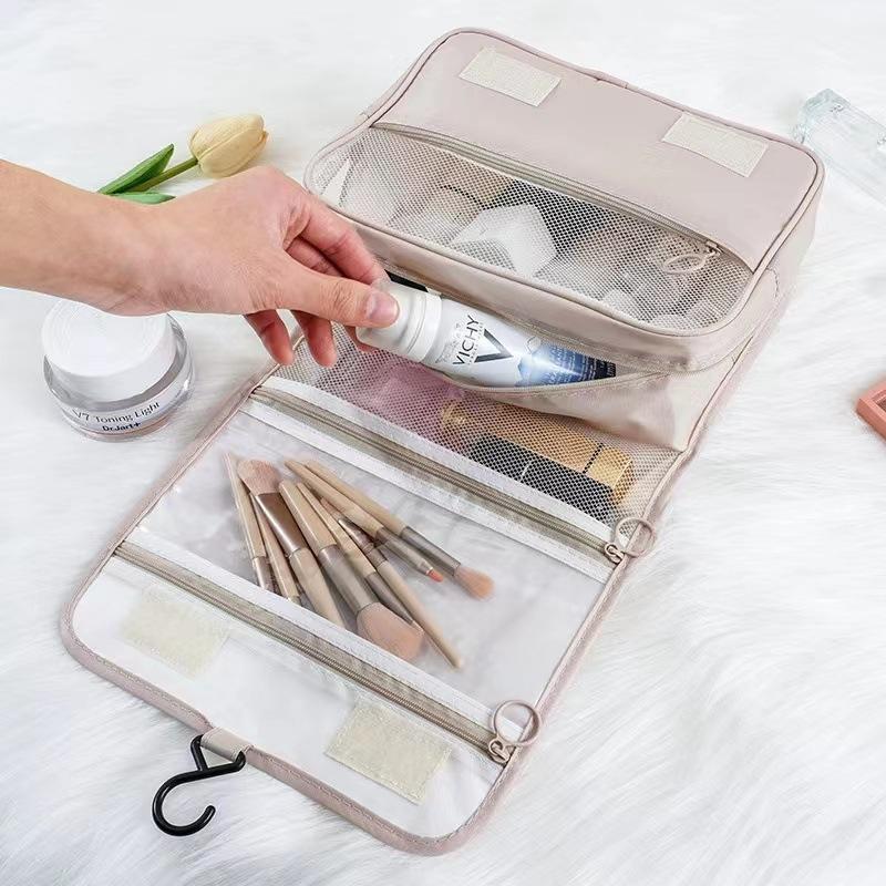 Makeup Bag Travel Cosmetic Bags Toiletries Organizer Waterproof Storage Neceser Bathroom Hook Wash Pouch High Quality Women
