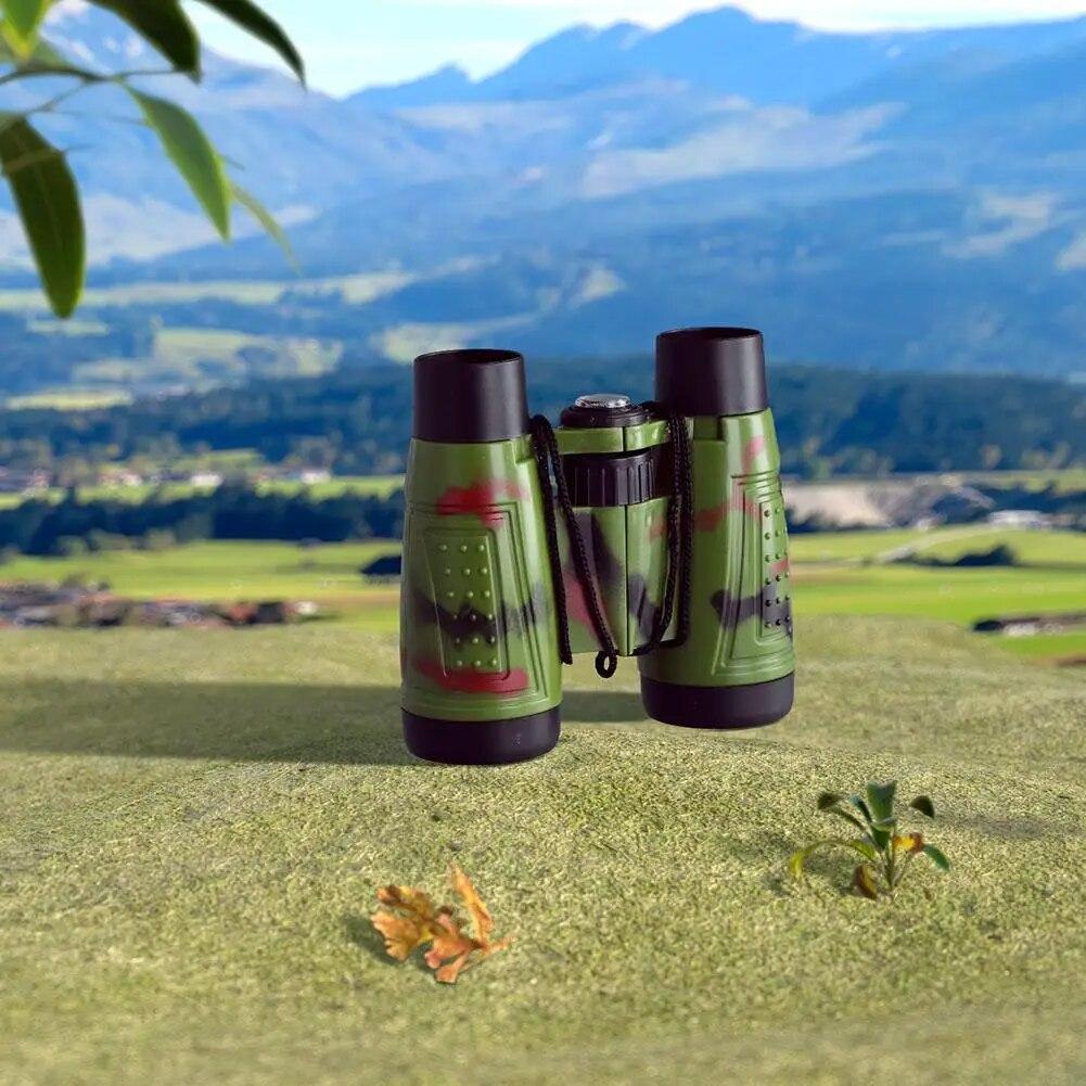 Binoclu 6x30 pentru copii Telescop în aer liber Simulare Pliabil Vânătoare în aer liber Camping Câmp de supraviețuire Joc Telescop Jucării