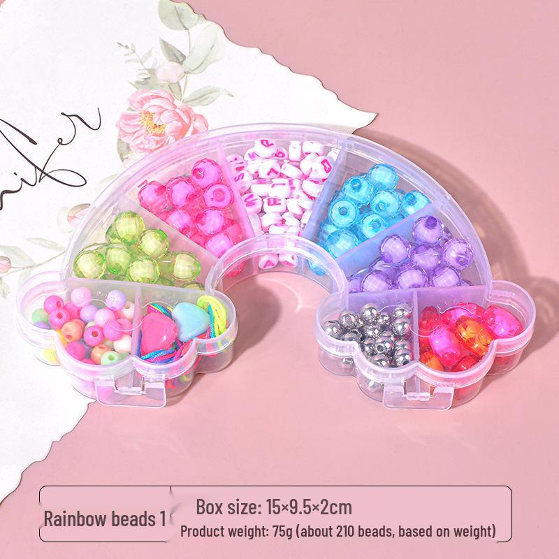 Jouets en perles faits à la main: Kit de Bijoux pour Filles DIY avec Bracelets et Colliers Puzzles Créatifs