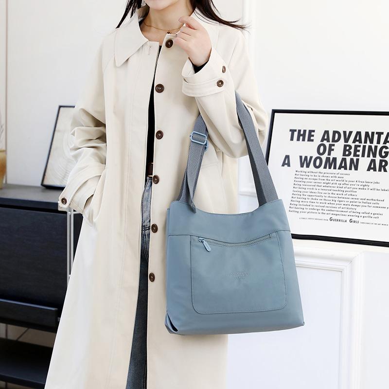 Neue vielseitige Tragetasche mit großem Fassungsvermögen für Damen, schlicht, lässig, zum Pendeln, Schultertasche, Mama-Tasche