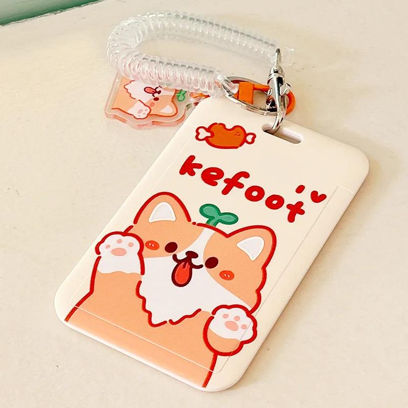 Cute Tulip Cartoon Korean Photo Card Holder Idol Photocard Holder Srudent ID/Bus/Bank Card Case Girls School Stationery