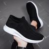 Fashion Men Mesh Loafers Women Walking Shoes Spring Summer Sports Outdoor Light Flats Black Breathable Fitness Sneakers Soft Size 35-45