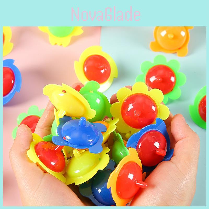 Colorful Handheld Spinning Top With Durable Plastic Material For Children