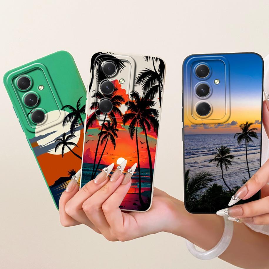 For Samsung Galaxy A24 4G Case SM-A245F Popular Flower Soft Protection Cover For Samsung A14 A34 A54 5G A546B A346B A146B Bumper