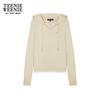 Women's Faux Two-Piece Hooded Knit Sweater