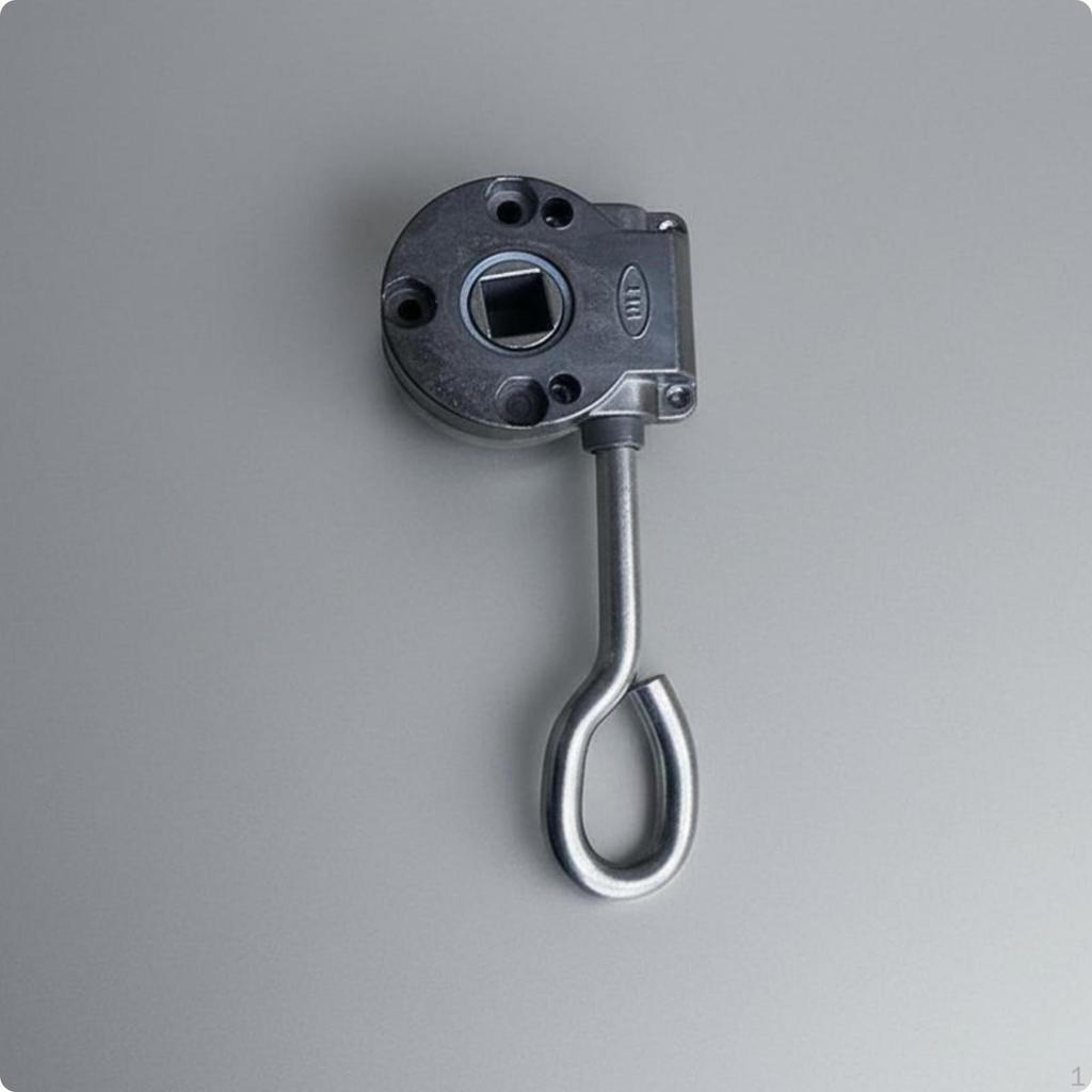 Awning Drive Head Replacement Part Crank Aluminum Alloy Outdoor Hardware for Patio,