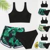 Three-piece Swimsuit Set for Girls, Swimming Trunks, Children's Printed  Swimsuit