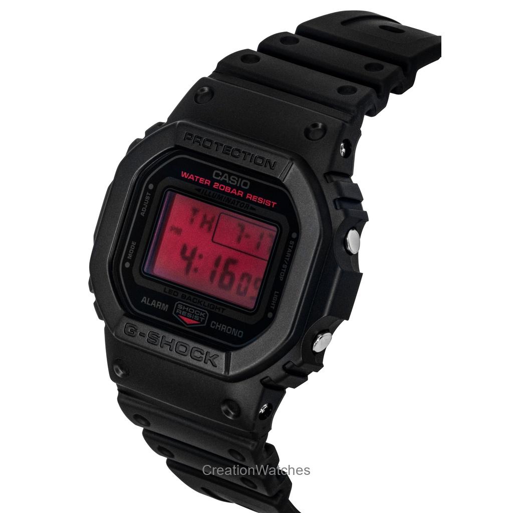 Casio Origin Digitales Resinarmband Quarz DW-5600BBR-1 200M Herrenuhr