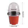 5/10/15/20Pcs Plastic Nursery  Starting Pots Flower Plant Container