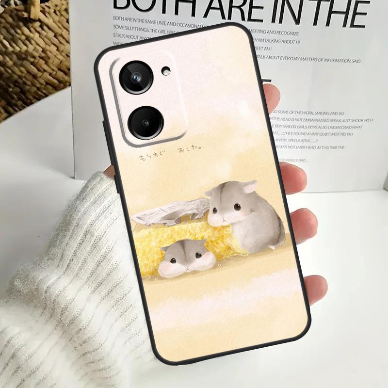 Hamsters For Realme GT6 GT7 15 Pro 10 11 12 13 14 Pro Plus C55 C71 C75 C67 C63 C61 C53 C35 C65 Case