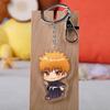Bleach Anime Acrylic Keychain: Kurosaki Ichigo & Unohana Retsu Pendant for Backpack Decoration