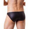 Men's Faux Leather Briefs Patent Leather Sexy Chastity Underwear Sissy Fetish Adult  Abdl