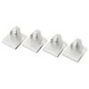 Oil Filter Access Panel Clips, 4PCS Aluminum Alloy High Strength Replacement W715288S439 Easy Car Maintenance Durable Universal Fit