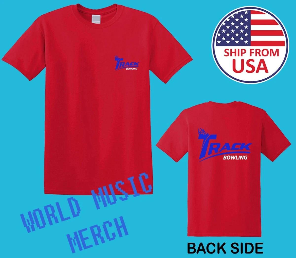 Track Bowling Ball Men s Red Size S-5XL 2XL