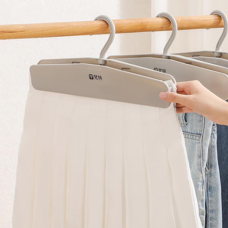 Long Skirt Non-Slip Pants Clip Storage Rack Pants Special Wrinkle-Free Pants Rack Jk Hanger Home Storage Artifact
