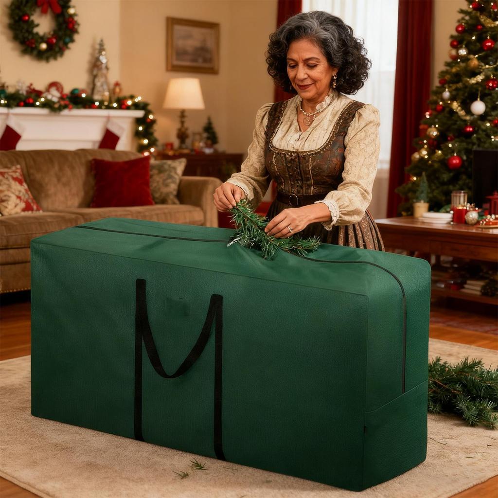Christmas Tree Bag Tote Holder 7.5 Inch Extra Large Storage Container For Trees For Moving Packing Camping Outdoor College