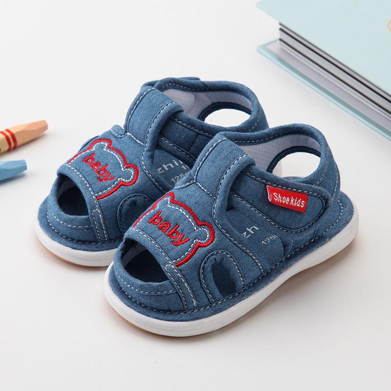 Learning-to-walk shoes called cloth shoes, boys' sandals, summer girls' small kids shoes, 0–1/2/3 years old infant soft sole children's shoes