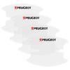 2026 Hot Car Sticker 8pcs New Car Door Handle Bowl Protection Transparent Anti-scratch Decals For Peugeot 308 408 508 RCZ 208 30