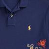 Polo Ralph Lauren SS24 Dragon Pattern Embroidered Slim Fit Casual Short Sleeve Polo Shirt Men Polo Shirts Deep-Cobalt-Blue MNPOKNI1N822584-400
