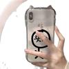For Cat Ears Transparent for Apple 13promax Mobile Phone New Shell Skin-feel Matte Airbag Anti-fall Simple and Advanced