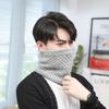 Comfortable Soft Neck Gaiters Thick Snood Neck Warmer Autumn Winter Thermal Neckerchief Knitted Scarf
