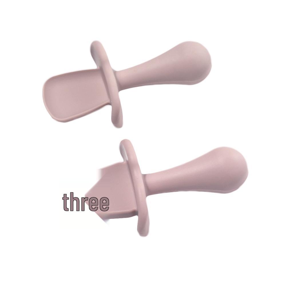 Silicone Baby Feeding Spoon Set - Soft-Head Training Spoons for Infants