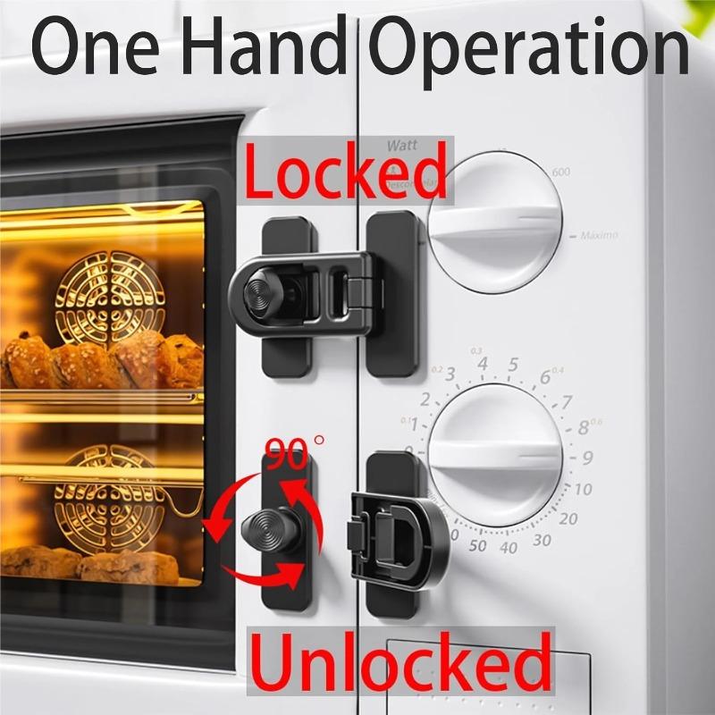 Child Lock Fridge Freezer Locks for Refrigerator Doors Oven Child Safety Lock Oven Baby Proofing Refrigerator Door Safety Locks