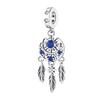 S925 Silver Dreamcatcher Moon Flower Bead Pendant DIY Bracelet Necklace Jewelry Set Valentine's Day Gift
