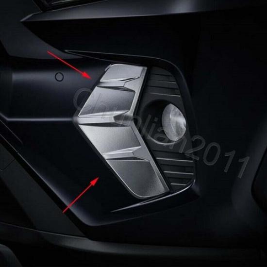 Front Fog Light Cover Trim for - Toyota RAV4 Foglight Lamp ABS Garnish