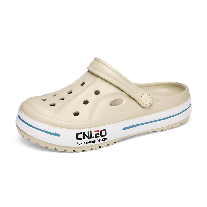 Herresandaler tykke såler ny stor størrelse mote herretøfler EVA lett komfortable pustende fritidssandaler herresko