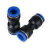 Pneumatic Tube Quick Connectors Set: PU4 Butt 8mm Air Hose