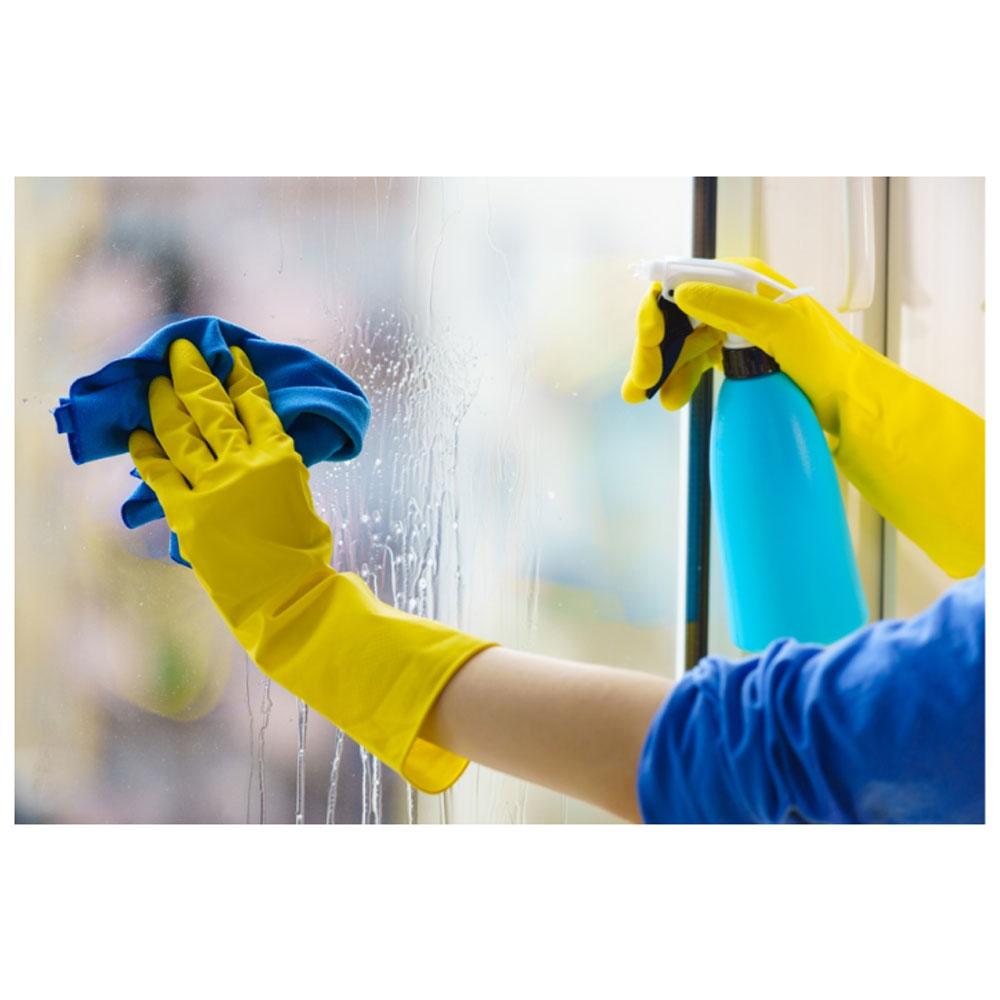 Rubber Gloves Household Yellow Latex Ideall Yellow 1 Pair