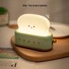 Creative Toast-Lamp: Dimmable Bedside Night Light & Sleep Aid
