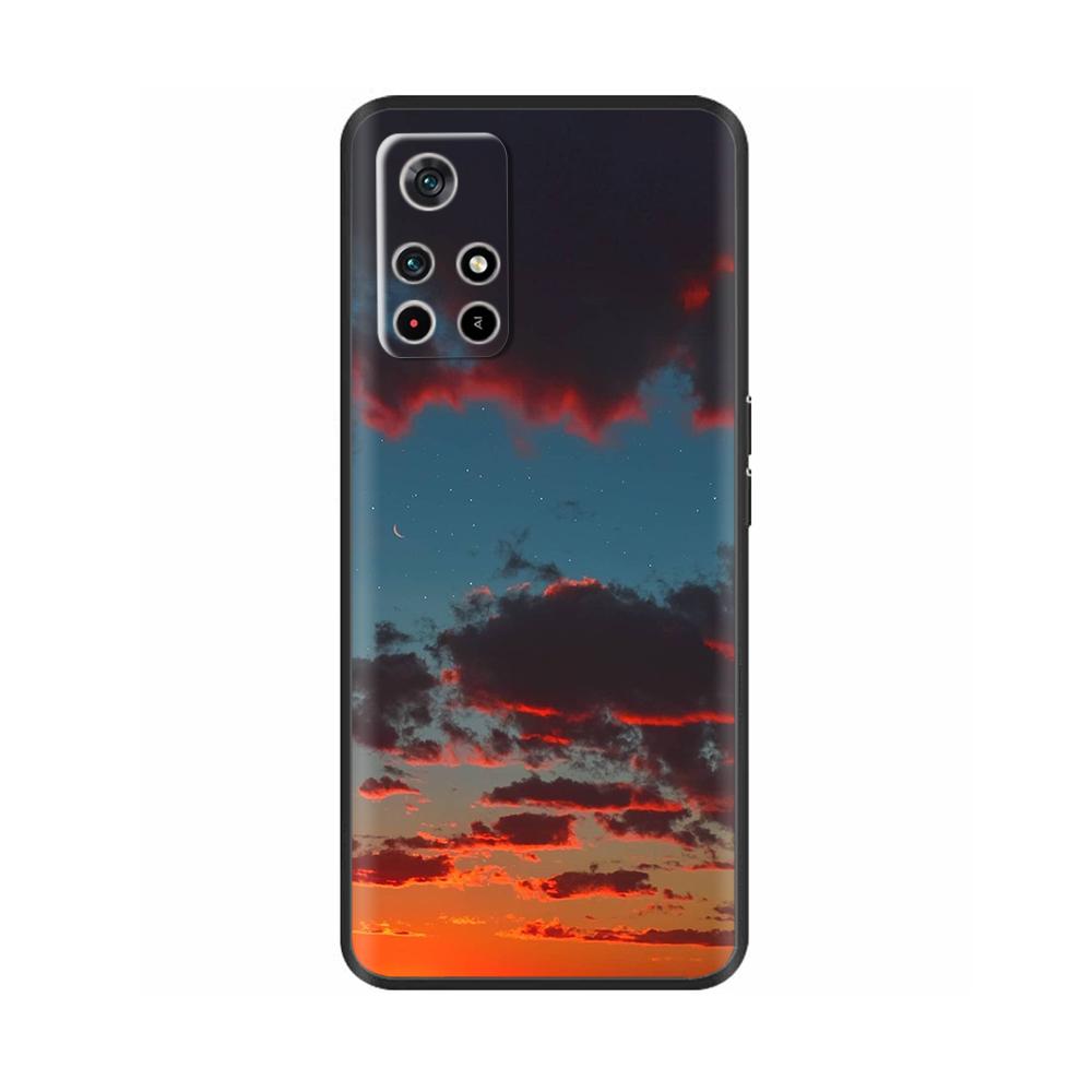 For Poco X4 Pro 5G Poco M4 Pro Case Cute Cartoon Soft Liquid Silicone Phone Housing Cover For Xiaomi Poco M4 Pro 4G Fundas Coque