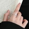 Trendy Adjustable Cat Design Copper Ring For Women Chic Minimalist Style 2023