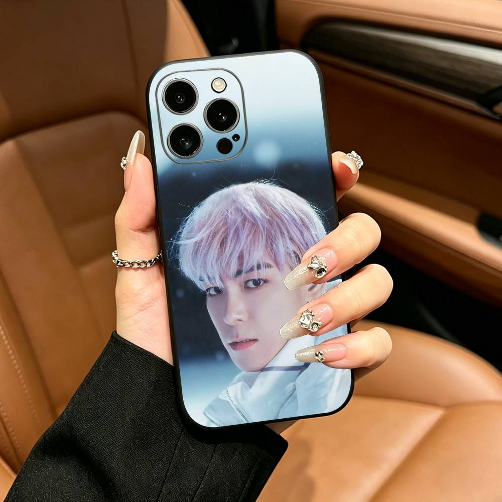 C-Choi S-Seung Hyun T-TOP Phone Case For iPhone 12 13 14 15 16 17 Pro Max, Lightweight and practical Soft Black Cover iPhone14
