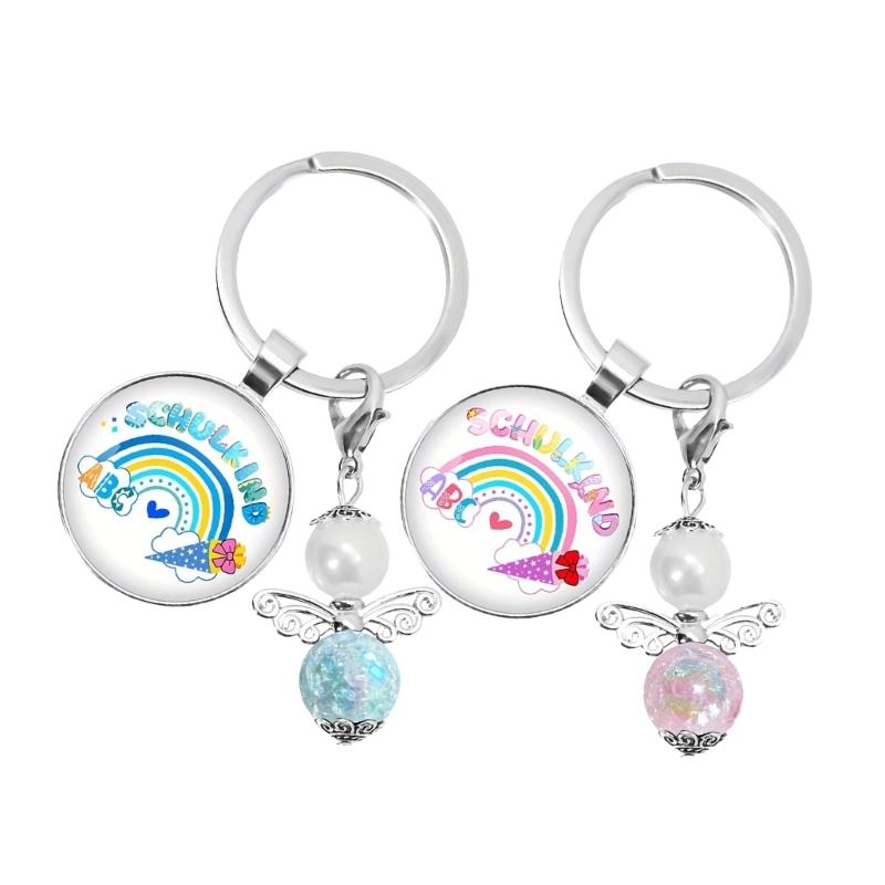 

Angel Honeybee Metal Keychain Sturdy Portable Fashion Accessory Gift for Women Men
