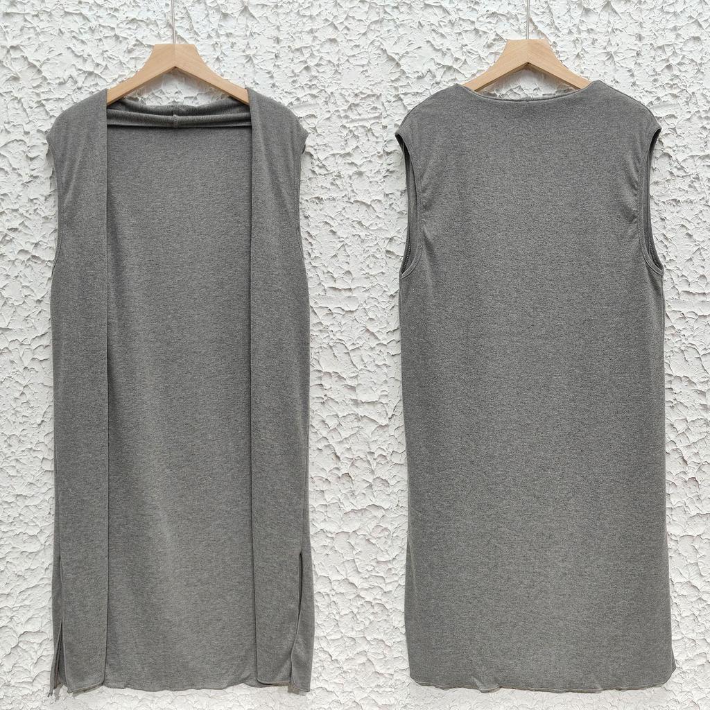 2024 Bestseller Solid Color Fashion Mid-length Vest - Six Colors, Four Sizes Model 8820