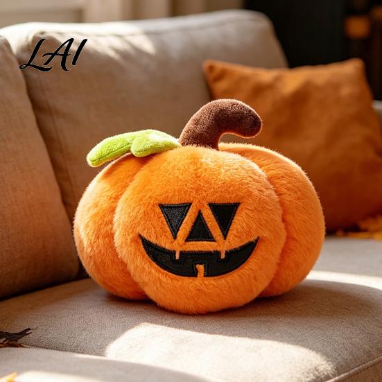 Atmospheric Halloween Home Decor Plush Toy Ghost Skeleton Bat Witch Pumpkin Doll Soft Dolls Stuffed Animal for Kids Spooky Party Haunted