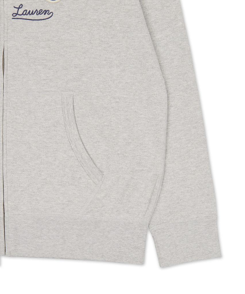 Polo Ralph Lauren Rl Fleece Western Logo Hoodie - Grey