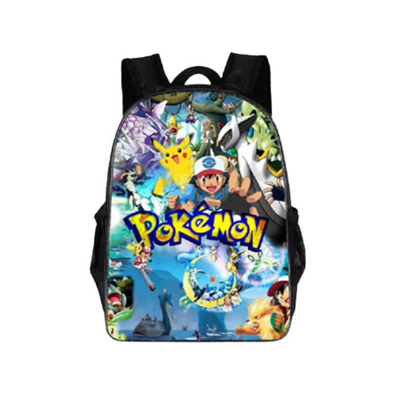 Lightweight Pokemon Backpack Perfect For Boys And Girls With Multiple Compartments