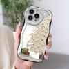 Cartoon Pattern Cream Texture Casing Wavy Edge Soft Silicone Cover Phone Case for OPPO Reno Realme OnePlus Vivo
