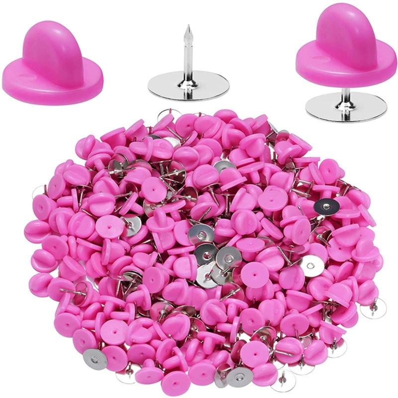 100Pairs for Butterfly Clutch Tie Tacks Pin Backs for Lapel Pins Tie Tacks Blank Pins with Clutch Back Unique Decor for