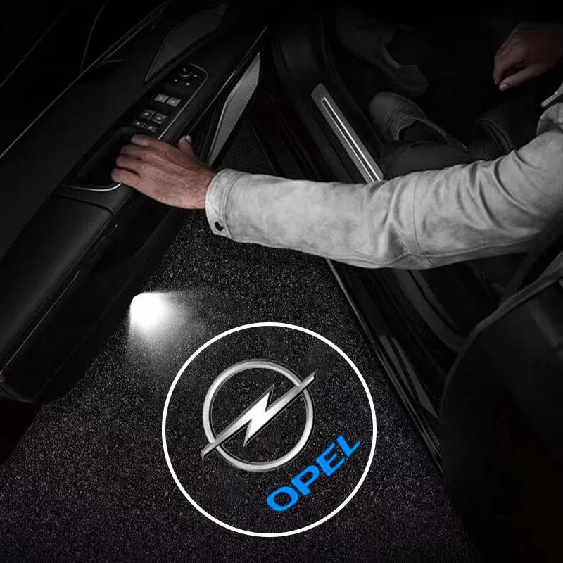 Bil Dør LED HD Velkomst Courtesy Skygge Projektor Lampe Logo Lys For Opel Astra j Insignia Astra g Corsa Zafira b Mokka Vivaro