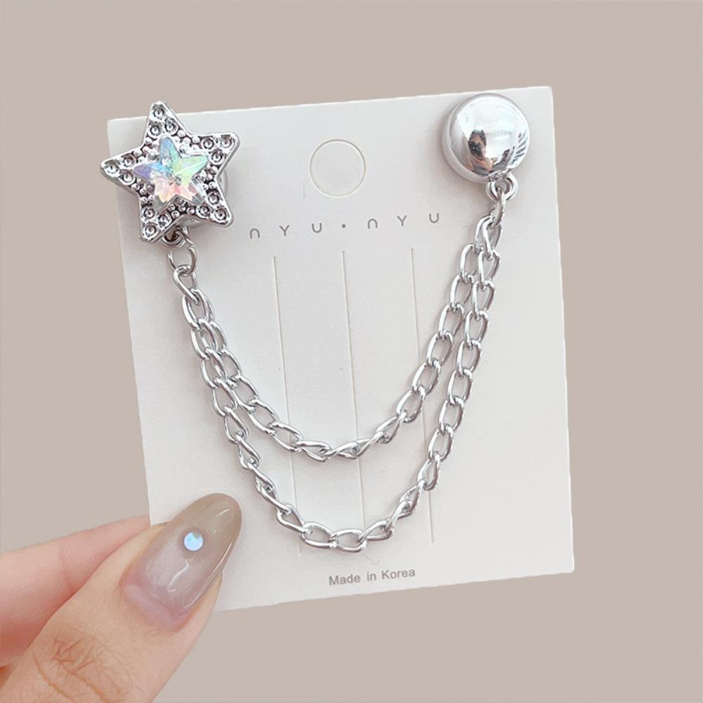 Zinc Zinc Alloy Magnetic Fixed Button Multi-Function Shorten Trouser Clip  Clothing Accessories