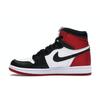 Air Jordan 1 Retro High Satin Black Toe Moteriški Sportbačiai Raudoni Balti-Varsity-Raudoni CD0461-016